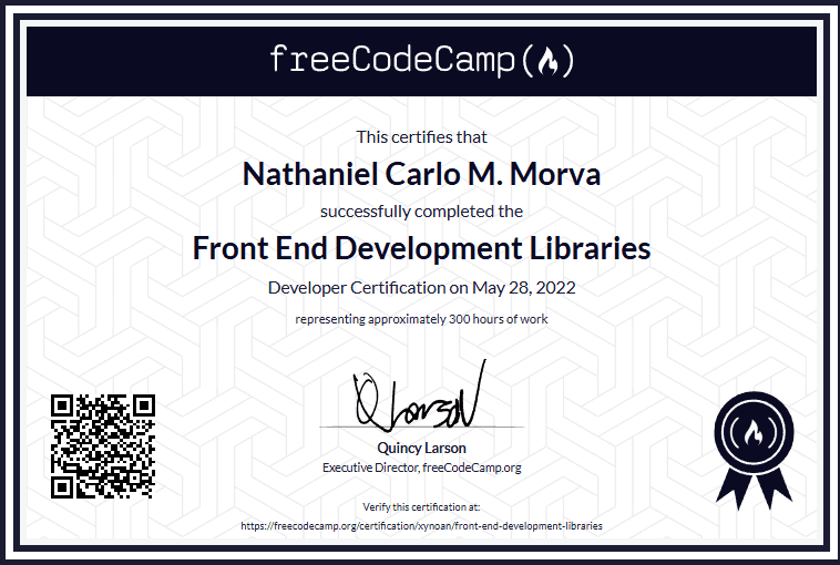 freeCodeCamp - Front End Development Libraries