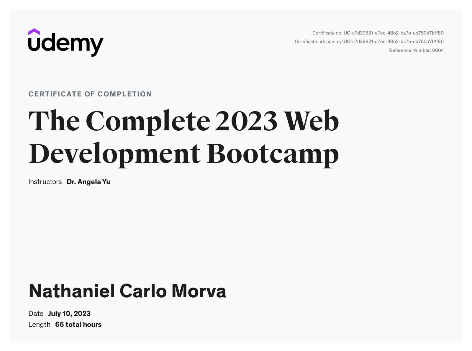 Udemy - The Complete 2023 Web Development Bootcamp